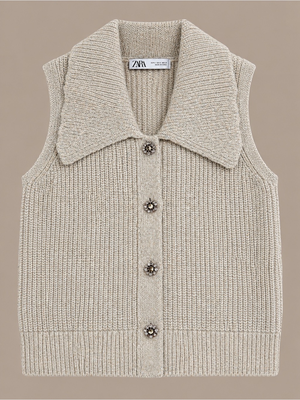 Zara women’s sweater vest size large